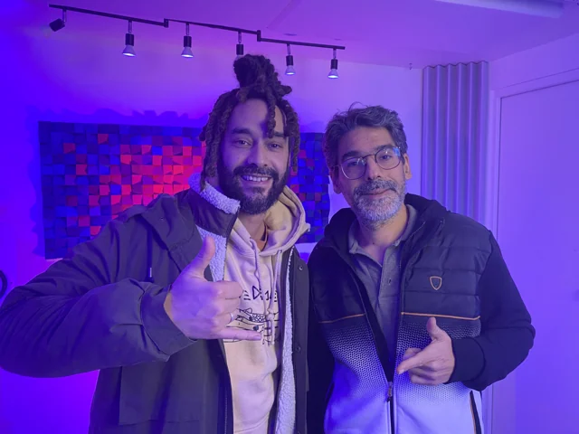 Taïro et Karim au Studio Light Up